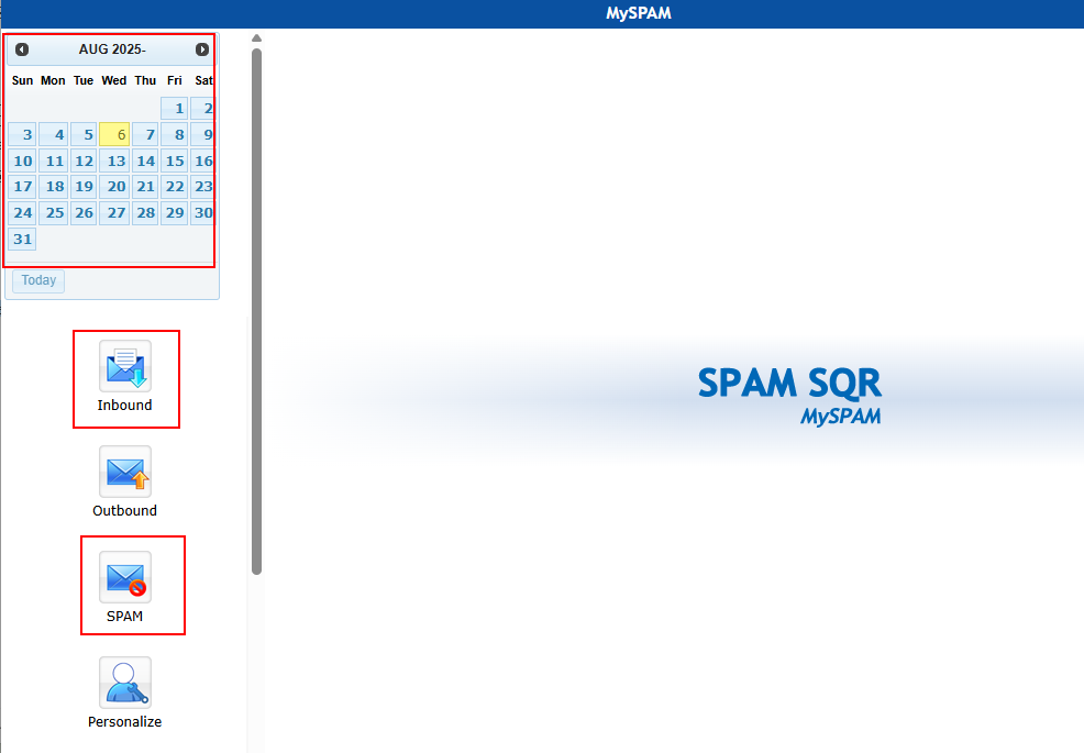SPAM folder